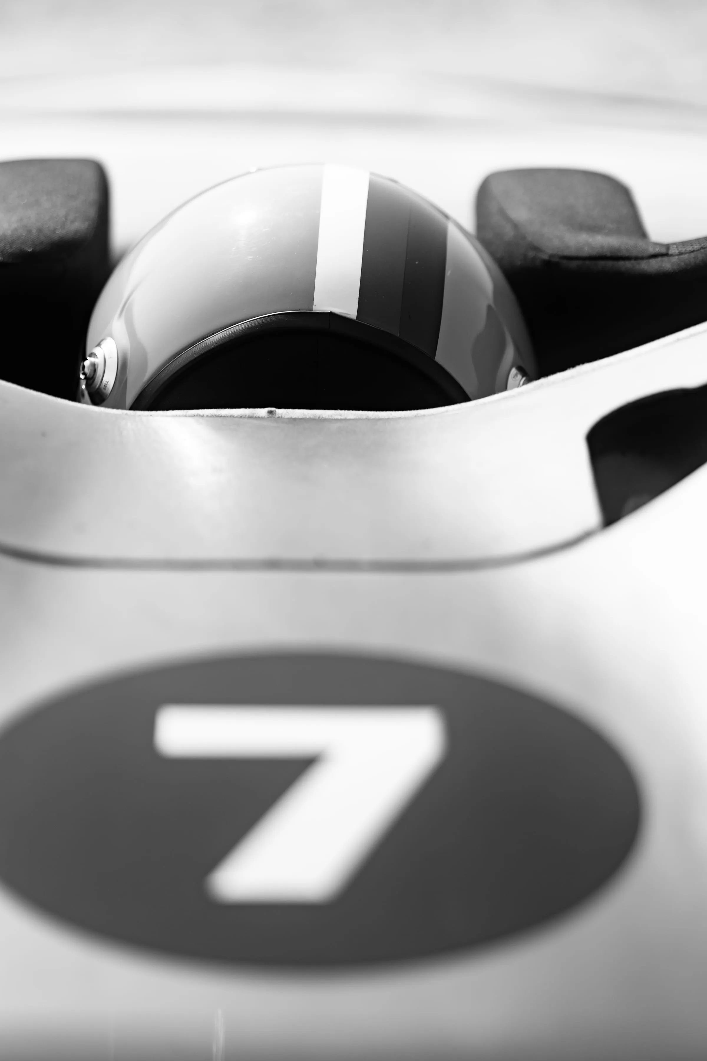 Racing number 7 on the prototype’s matte flank